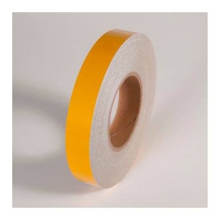 Reflective Marking Tape, Yellow, 1W X 150'L Roll, RST551